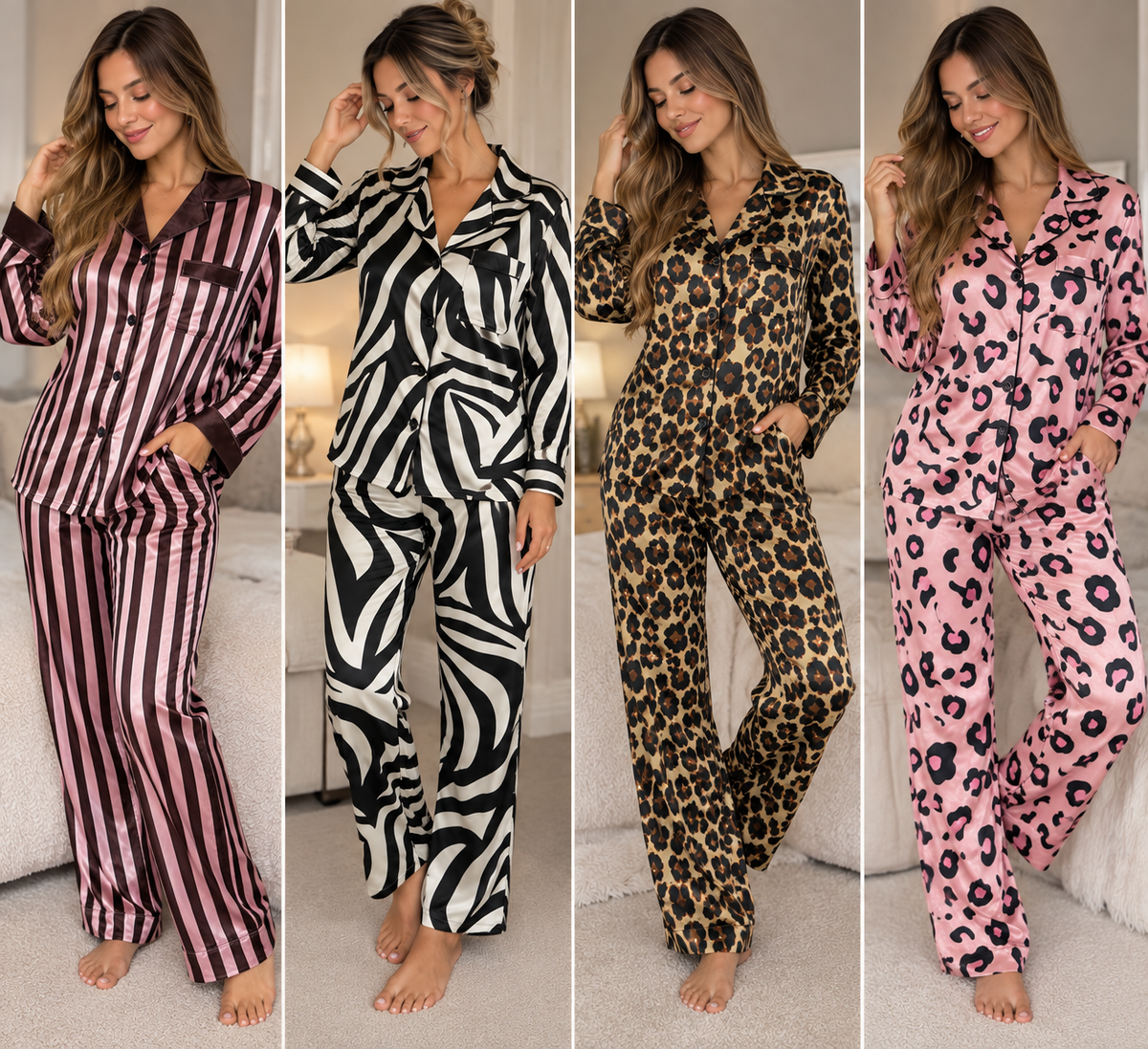 Pijama satinado